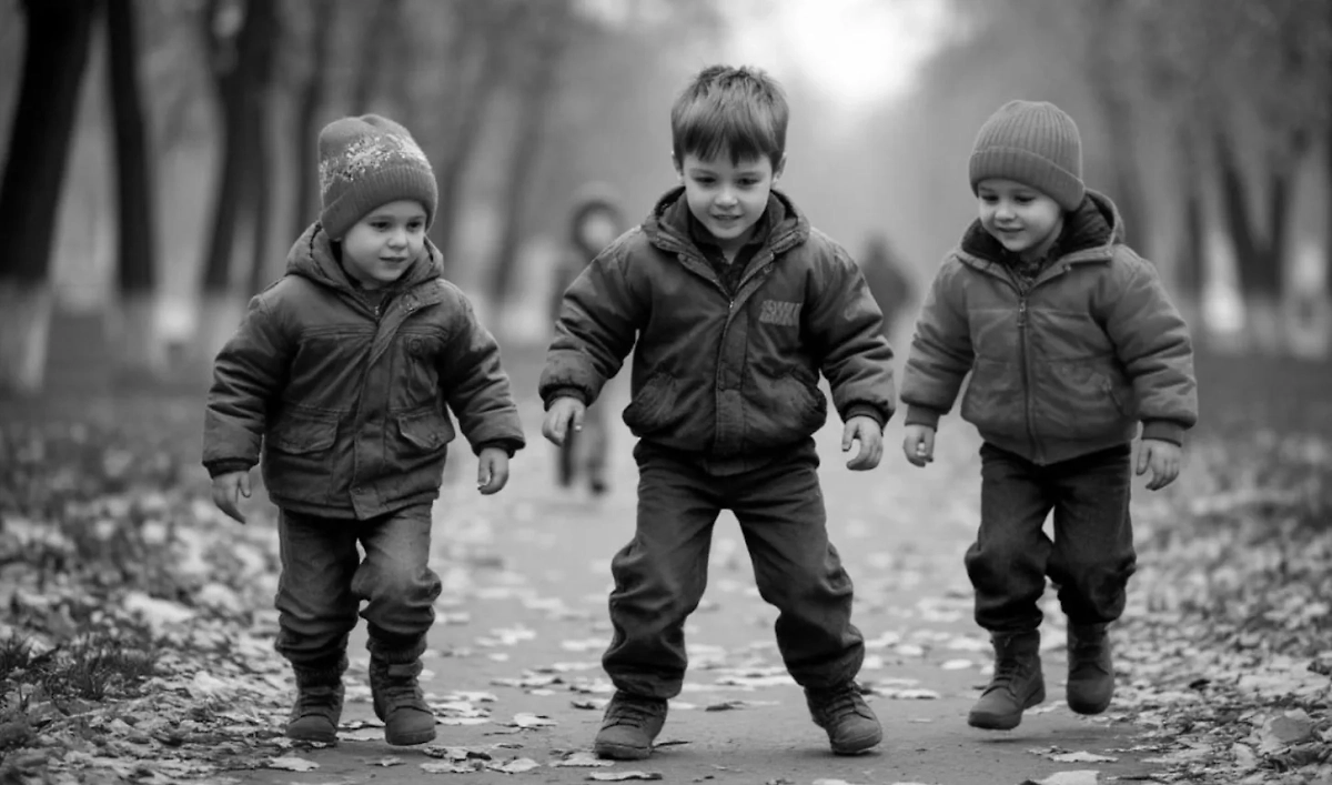 Советские дворовые игры с ножами: как развлекались школьники в СССР. Фото © «Шедеврум»