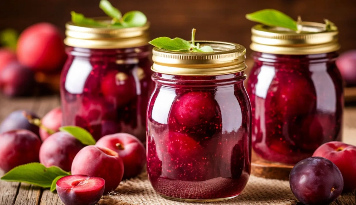 Варенье из красной сливы пятиминутка: вкусная заготовка на зиму. Фото © «Шедеврум»