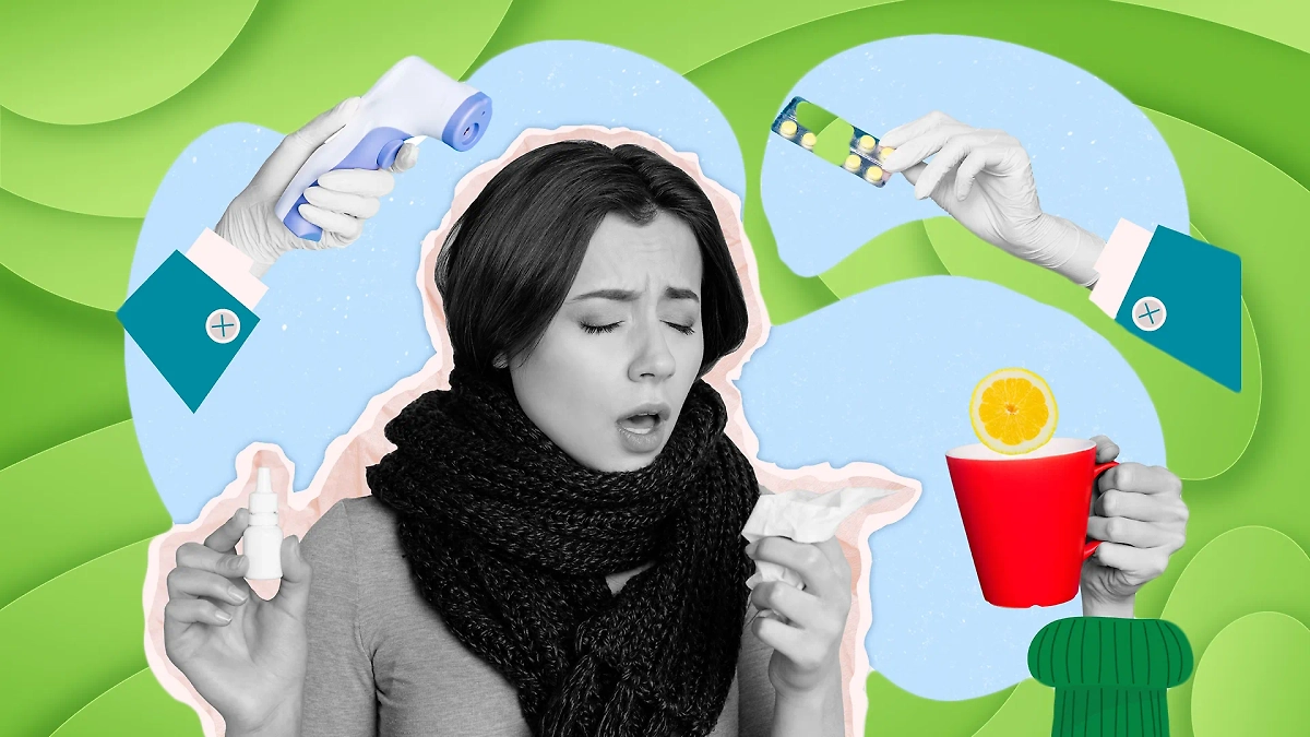 Почему осенью мы чаще болеем простудой и как защититься. Обложка © Коллаж © Life.ru, фото © Shutterstock / FOTODOM / Roman Samborskyi, © Freepik