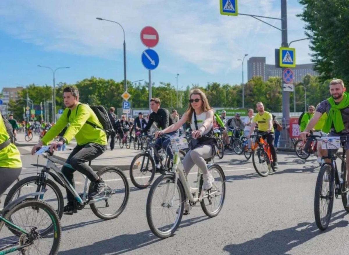 Велопробег в Москве. Фото © VK / Лента новостей Москвы