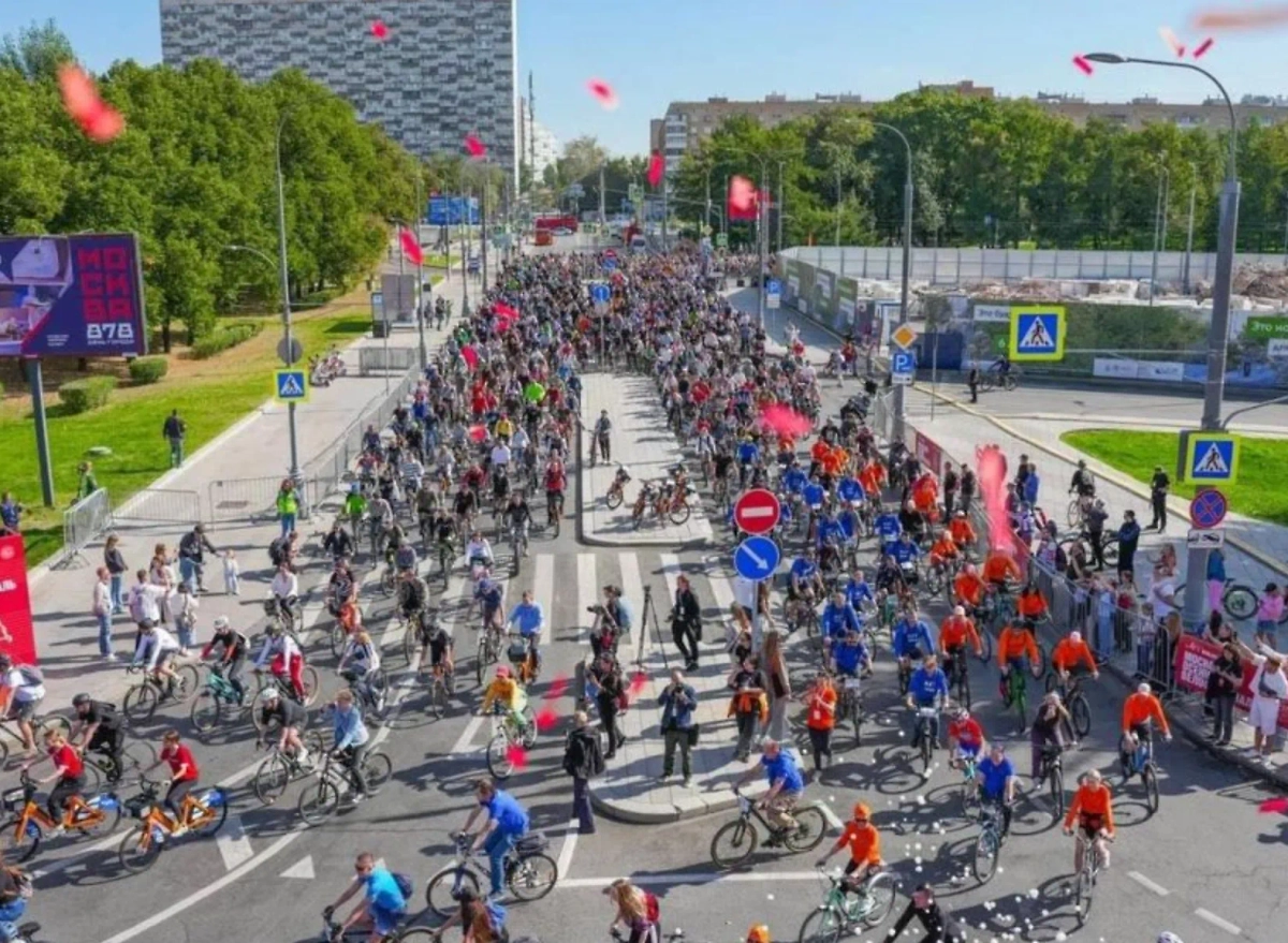 Столичный велофестиваль. Обложка © VK / Лента новостей Москвы