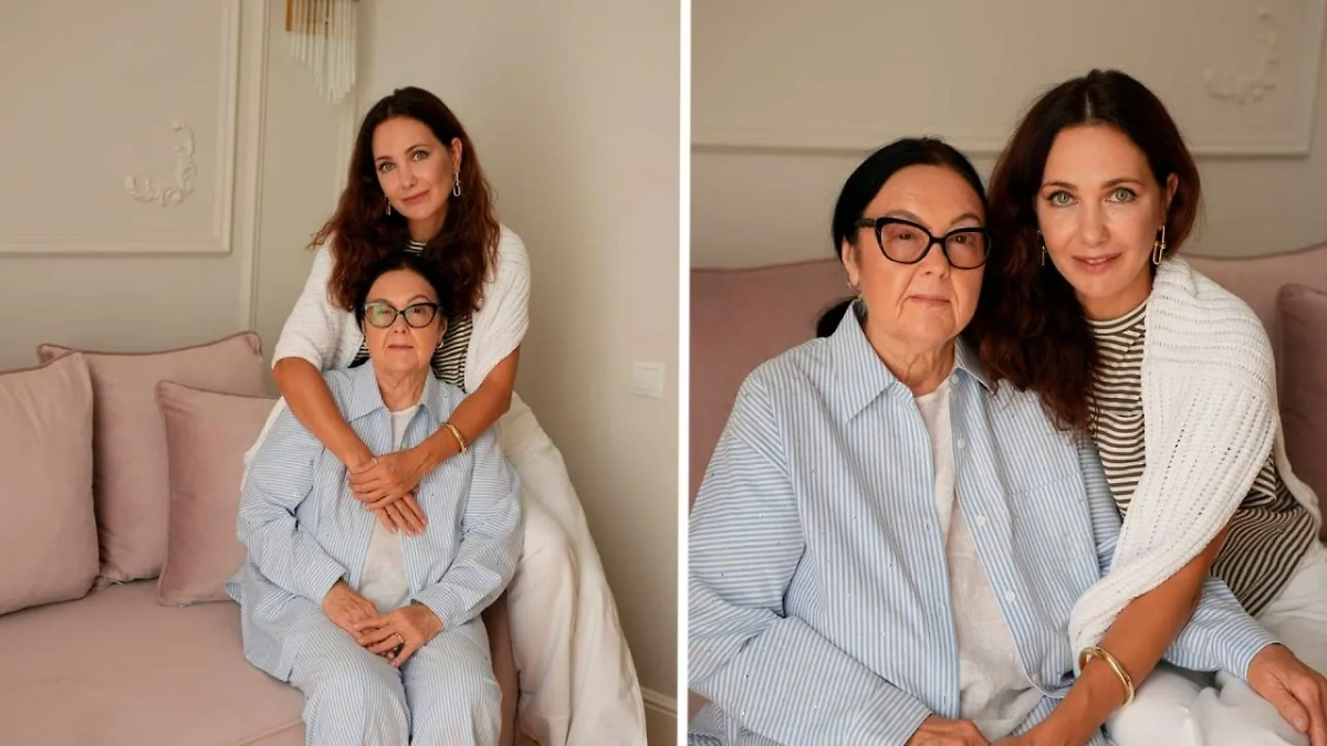 Актриса Екатерина Климова с мамой. Обложка © Telegram / Екатерина Климова