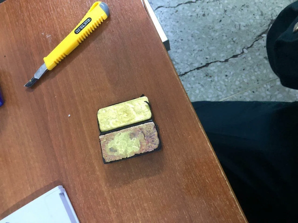 Золото в тайнике автобуса. Фото © Предоставлено Life.ru ФТС России