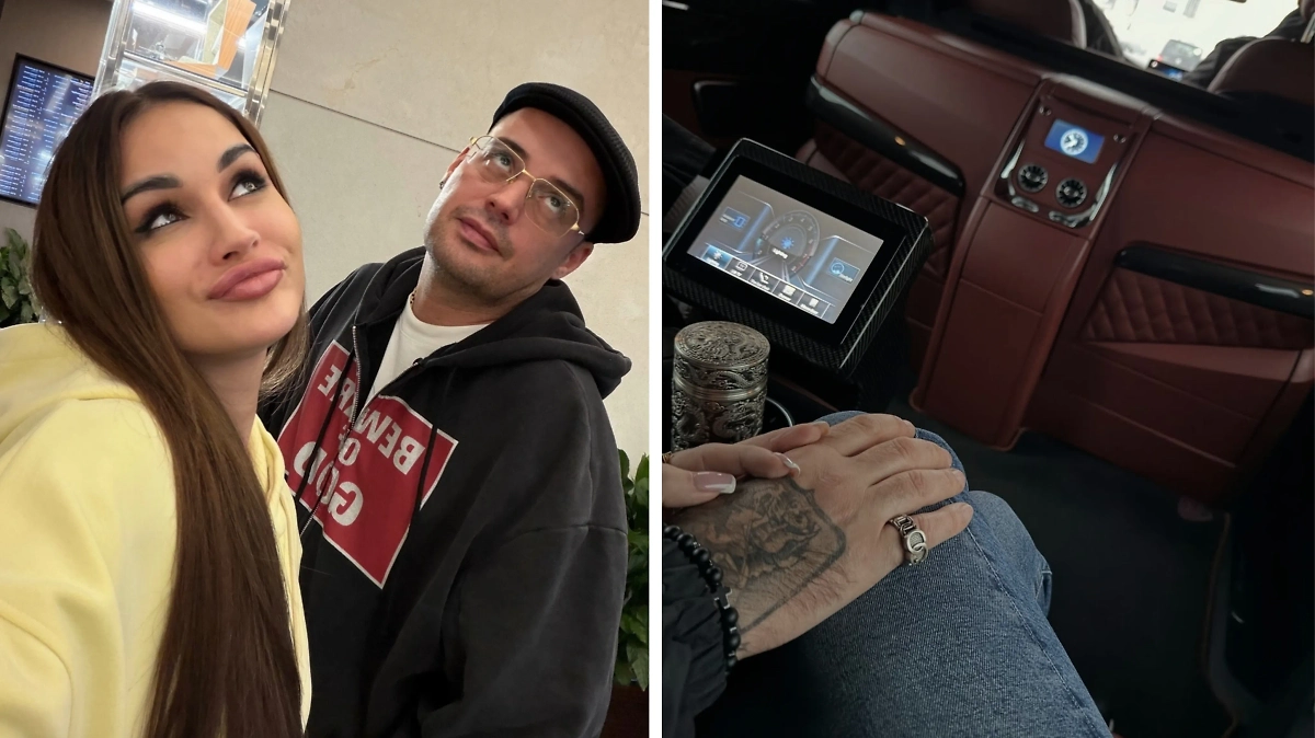 Рэпер Гуф (Алексей Долматов) и Вероника Нестерова. Обложка © Instagram (признан экстремистской организацией и запрещён на территории Российской Федерации)/ lady_bro_official