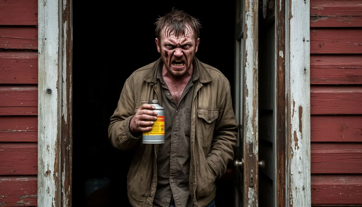 В Сланцах мужчина поджёг соседей растворителем, в результате один погиб, четверо в больнице. Обложка © Шедеврум / Life.ru