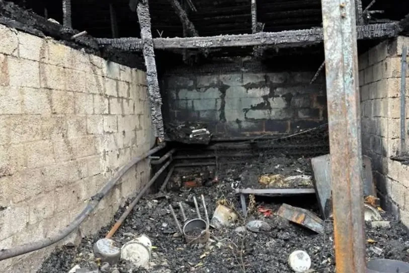 Сгоревший приют. Обложка © Telegram / ПРОКУРАТУРА МОСКВЫ