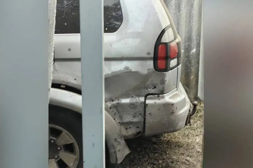 Последствия атаки дронов. Фото © Telegram / Настоящий Гладков