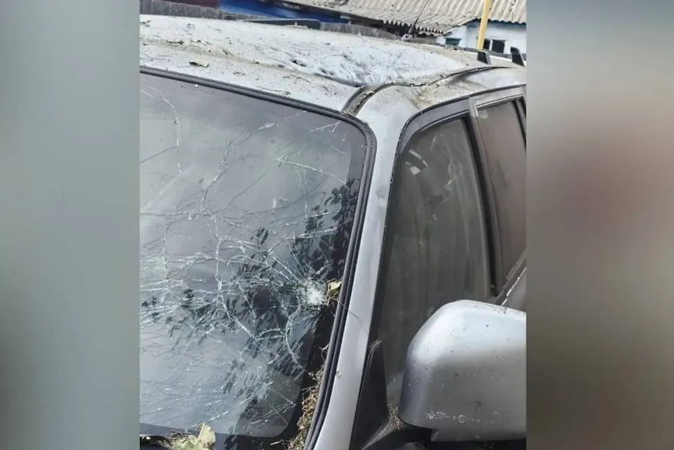 Последствия атаки дронов. Фото © Telegram / Настоящий Гладков