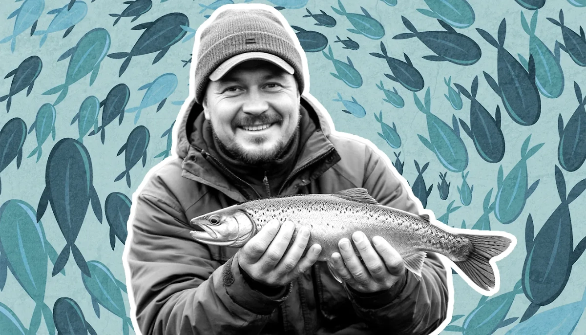 Рыбалка в октябре 2025 года: как определить, когда будет богатый улов, а в какие дни клевать не будет вообще. Коллаж © Life.ru. Обложка © Freepik, © «Шедеврум» 