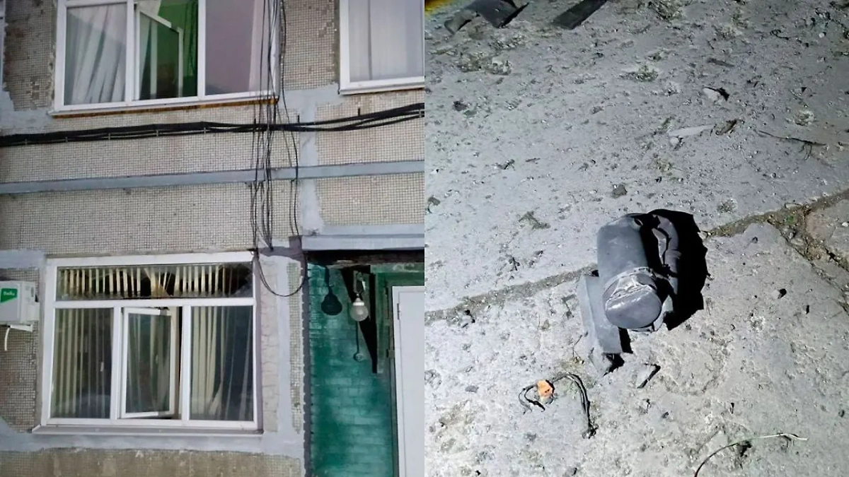 Последствия украинской атаки в Подмосковье. Фото © Андрей Воробьёв