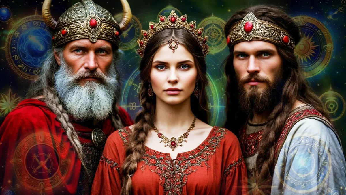 По славянскому гороскопу месяц рождения привязан к определённому божеству. Обложка © Коллаж © Life.ru, фото © «Шедеврум»