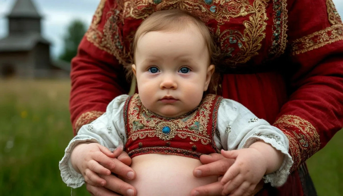 Пухленьких младенцев на Руси тоже боялись. Они олицетворяли грех... Один из смертных... Фото © «Шедеврум»