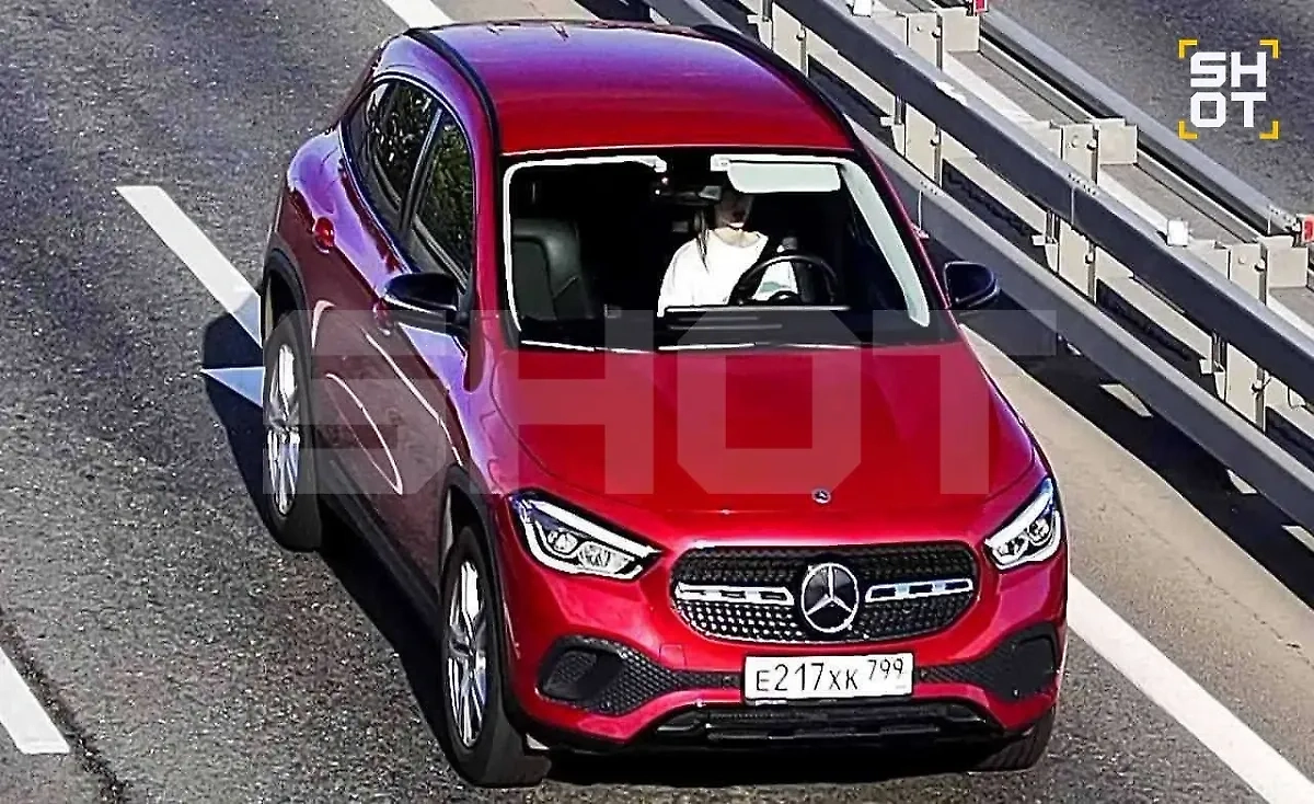 Дочь Валерия Меладзе за рулём. Фото © Telegram / SHOT