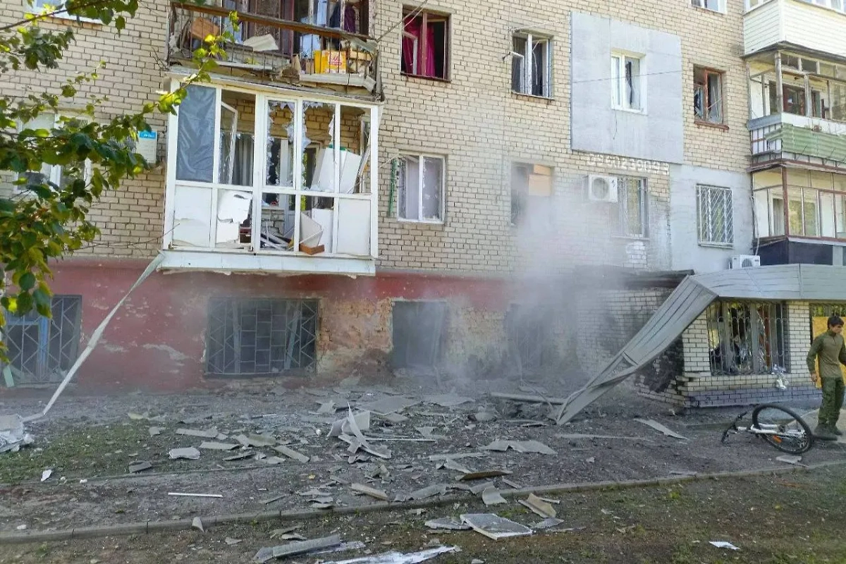 Последствия удара ВСУ в Запорожской области. Обложка © Telegram / Балицкий Евгений