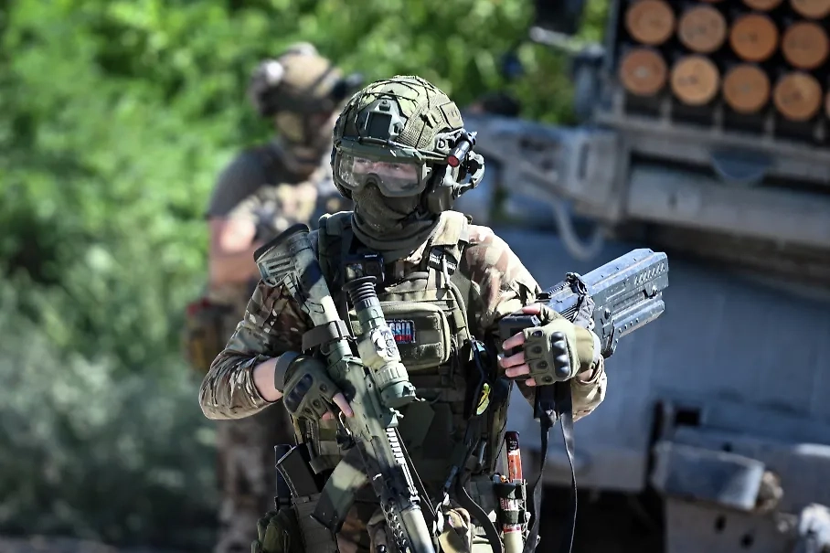 Армия России теснит ВСУ под Константиновкой. Обложка © РИА Новости / Станислав Красильников