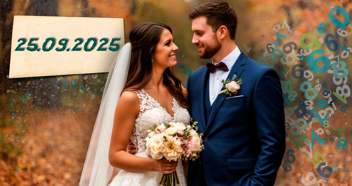 Чем особенна дата 25.09.2025 и можно ли в неё играть свадьбу. Коллаж © Life.ru. Фото © «Шедеврум»