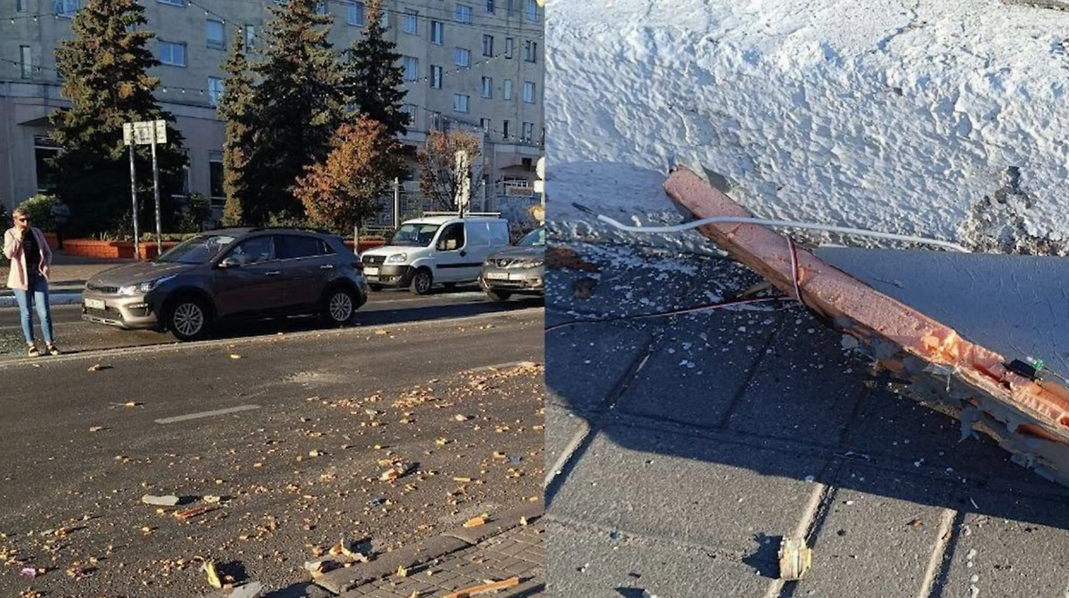 Последствия удара ВСУ. Фото © Telegram /  ДЕМИДОВ