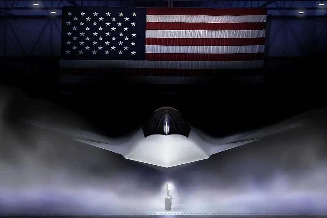 Художественное изображение планируемого F-47. Обложка © Wikipedia / United States Air Force