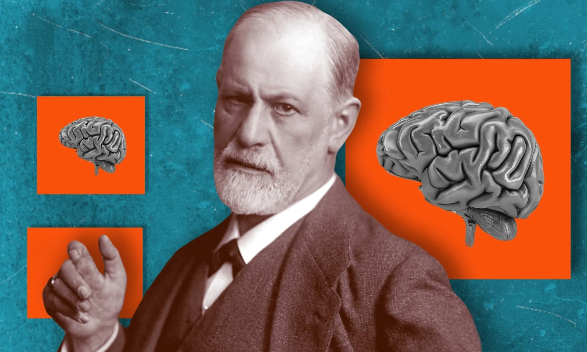 Зигмунд Фрейд — почему его учение стало революцией. Коллаж © Life.ru. Фото © Wikipedia / Max Halberstadt