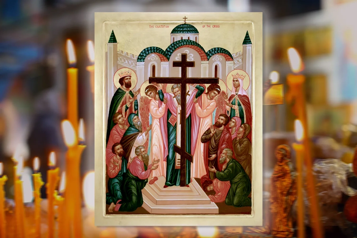 Главные запреты на Воздвижения Креста Господня 27 сентября: список. Коллаж © Life.ru. Обложка © azbyka © Shutterstock / FOTODOM / Stepanych