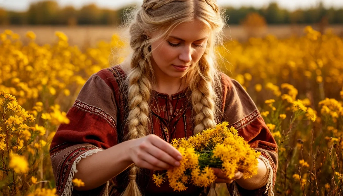Магическая трава наших предков: как использовать зверобой в ритуалах в 2025 году? Фото © «Шедеврум» 