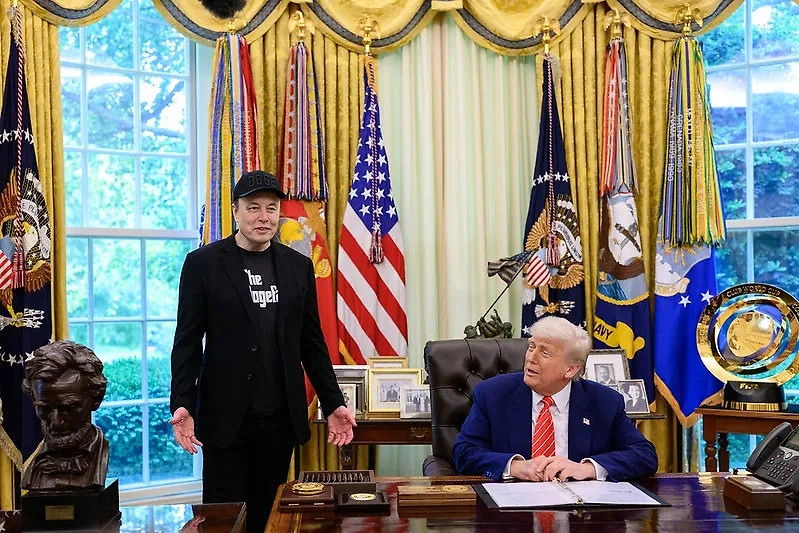 Илон Маск и Дональд Трамп. Обложка © Flickr / The White House