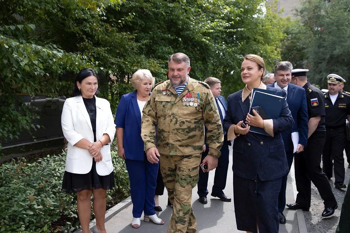 Анна Цивилёва посетила приморский филиал фонда «Защитники Отечества». Фото © Telegram / Анна Цивилёва