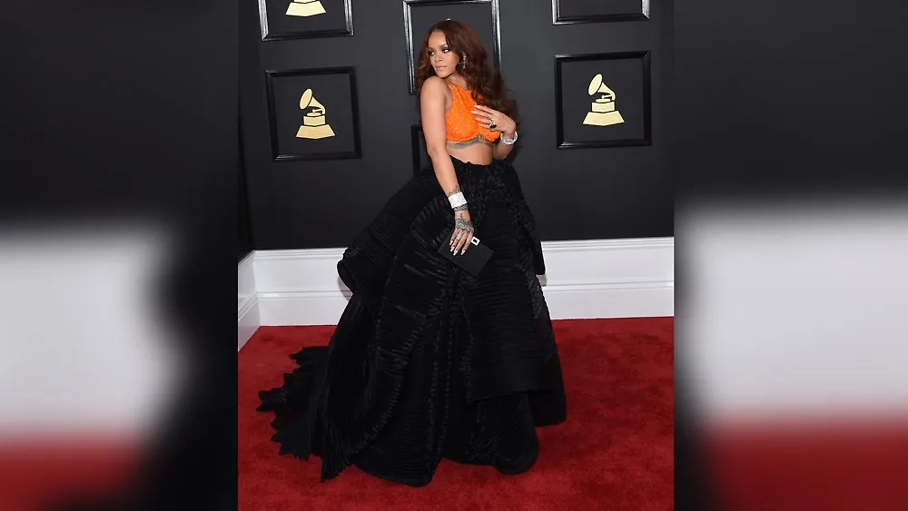 На церемонии вручения «Грэмми» в 2017 году Рианна победила в восьми номинациях. И пришла в платье Armani Prive. Фото © ТАСС / ZUMA / Lisa-O'Connor