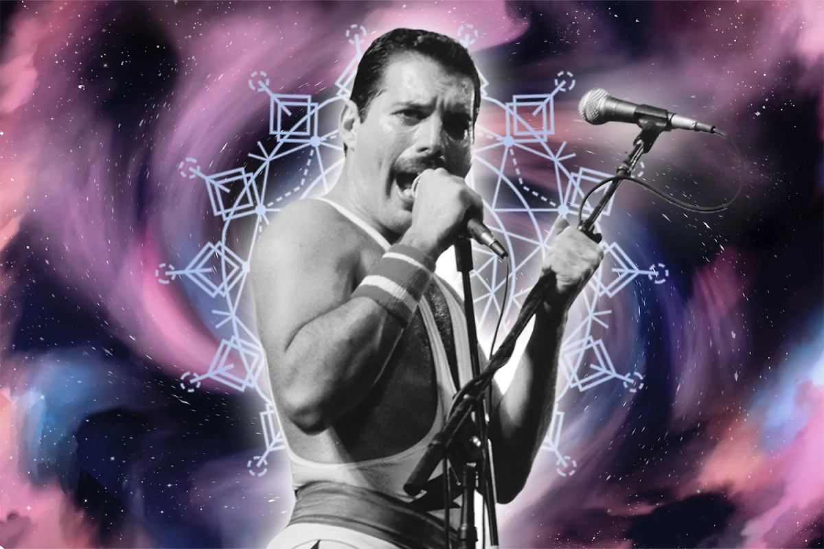 Оккультные символы в альбомах Queen: тайные знаки Фредди Меркьюри. Коллаж © Life.ru. Обложка © Gettyimages / Dave Hogan © Freepik