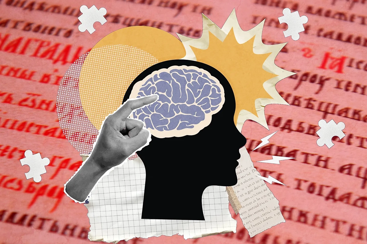 Как можно получить травму головы и выучить новый язык? Коллаж © Life.ru. Обложка © Shutterstock / FOTODOM / Meepian Graphic, Green Mountain Montenegro