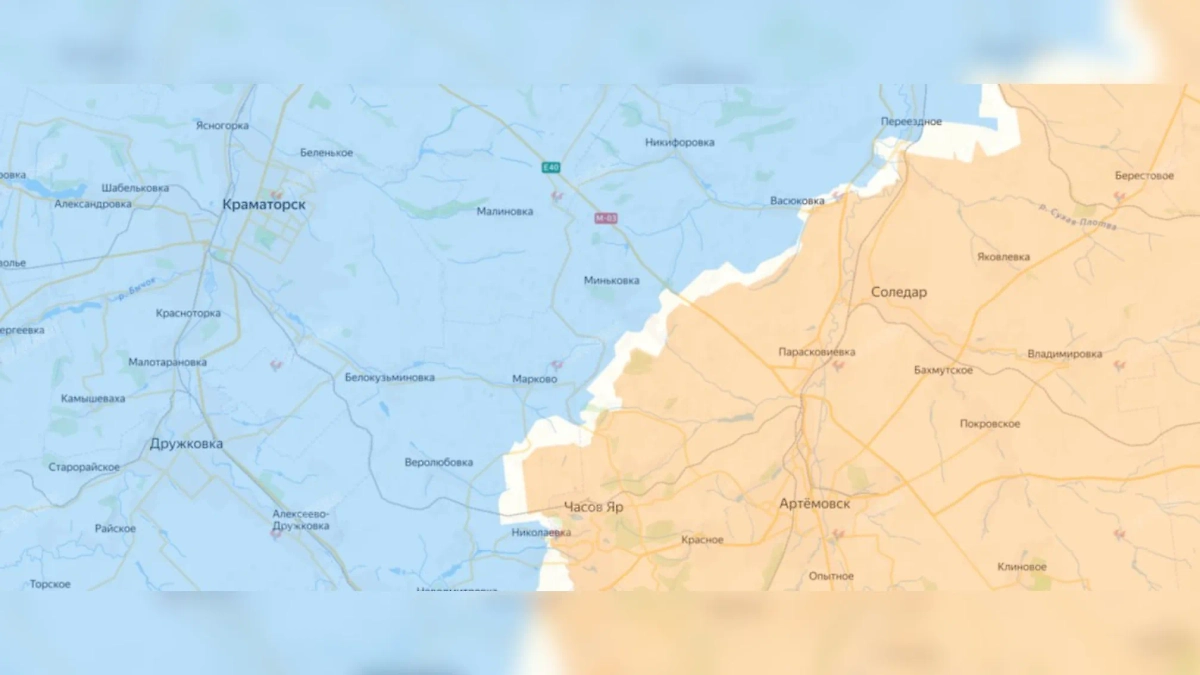 Карта СВО на 6 сентября 2025 года. Армия России продвигается к Краматорску. Фото © divgen