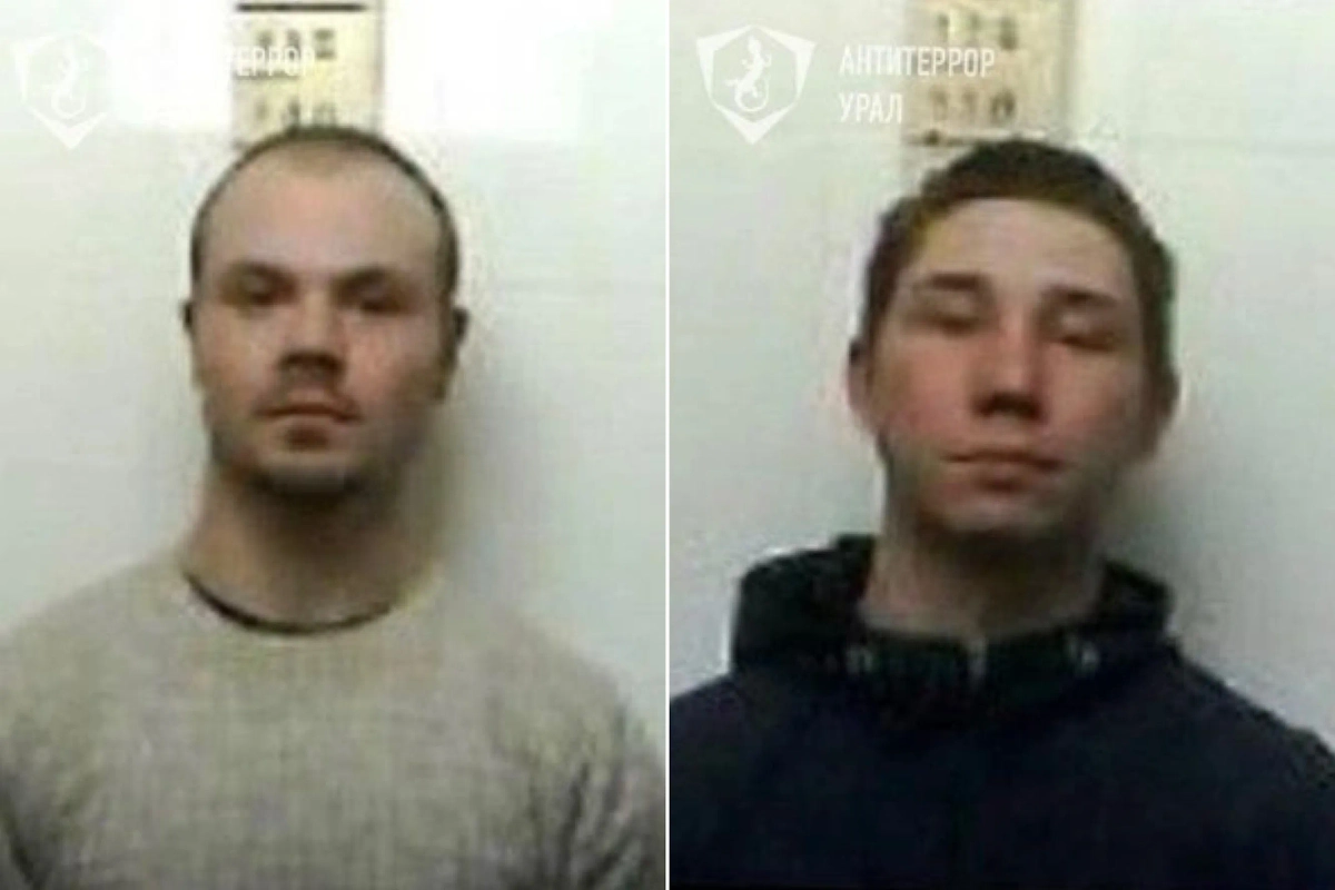 Сбежавший заключённые Александр Черепанов* и Иван Корюков*. Фото © МВД РФ