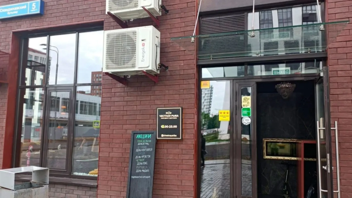 Кишечную палочку и стафилококк обнаружили в ресторане «Честная рыба» в Москве. Обложка © Telegram / SHOT ПРОВЕРКА