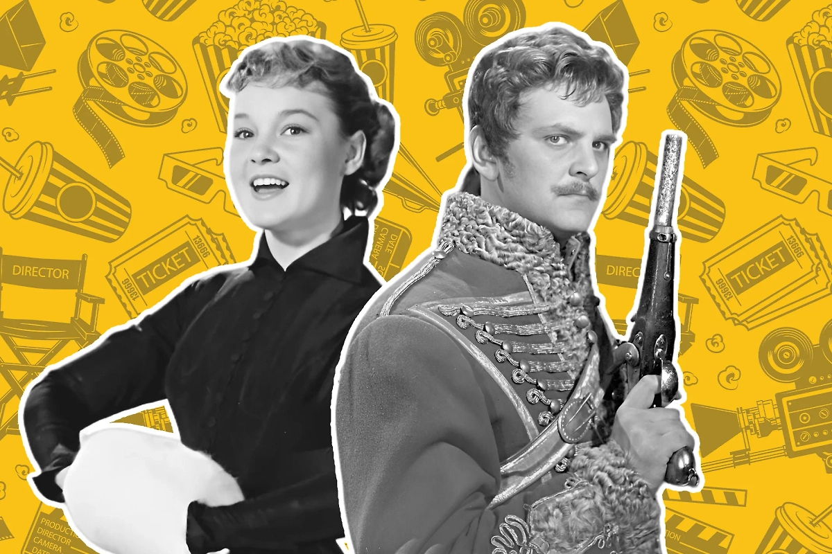 Коллаж © Life.ru. Обложка © Freepik / alicia_mb, © «Карнавальная ночь», режиссёр Эльдар Рязанов, сценаристы Борис Ласкин, Владимир Поляков, © «Гусарская баллада», режиссёр Эльдар Рязанов, сценаристы Александр Гладков, Эльдар Рязанов / Kinopoisk 