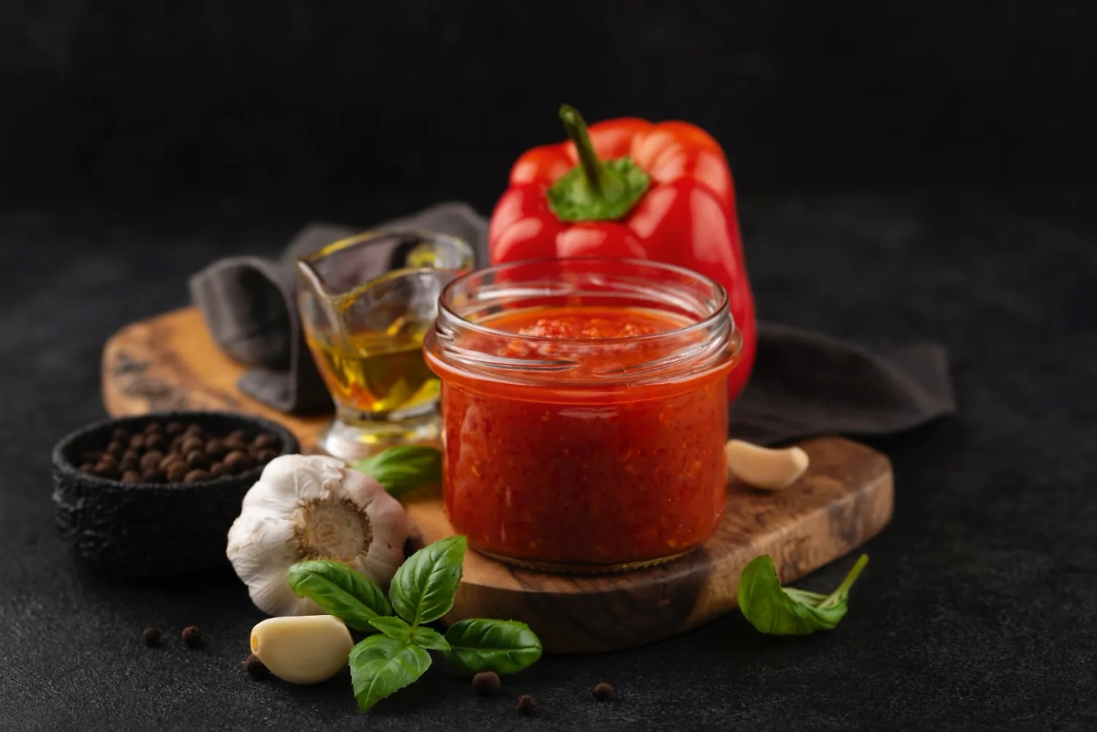 Аджика сырая с болгарским перцем и зеленью: подробный и простой рецепт. Фото © Freepik