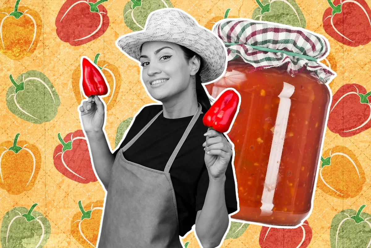 Аджика из помидор на зиму без варки: простые рецепты. Коллаж © Life.ru. Обложка © Shutterstock / FOTODOM / Madlen, © Freepik / stockking, lifeforstock