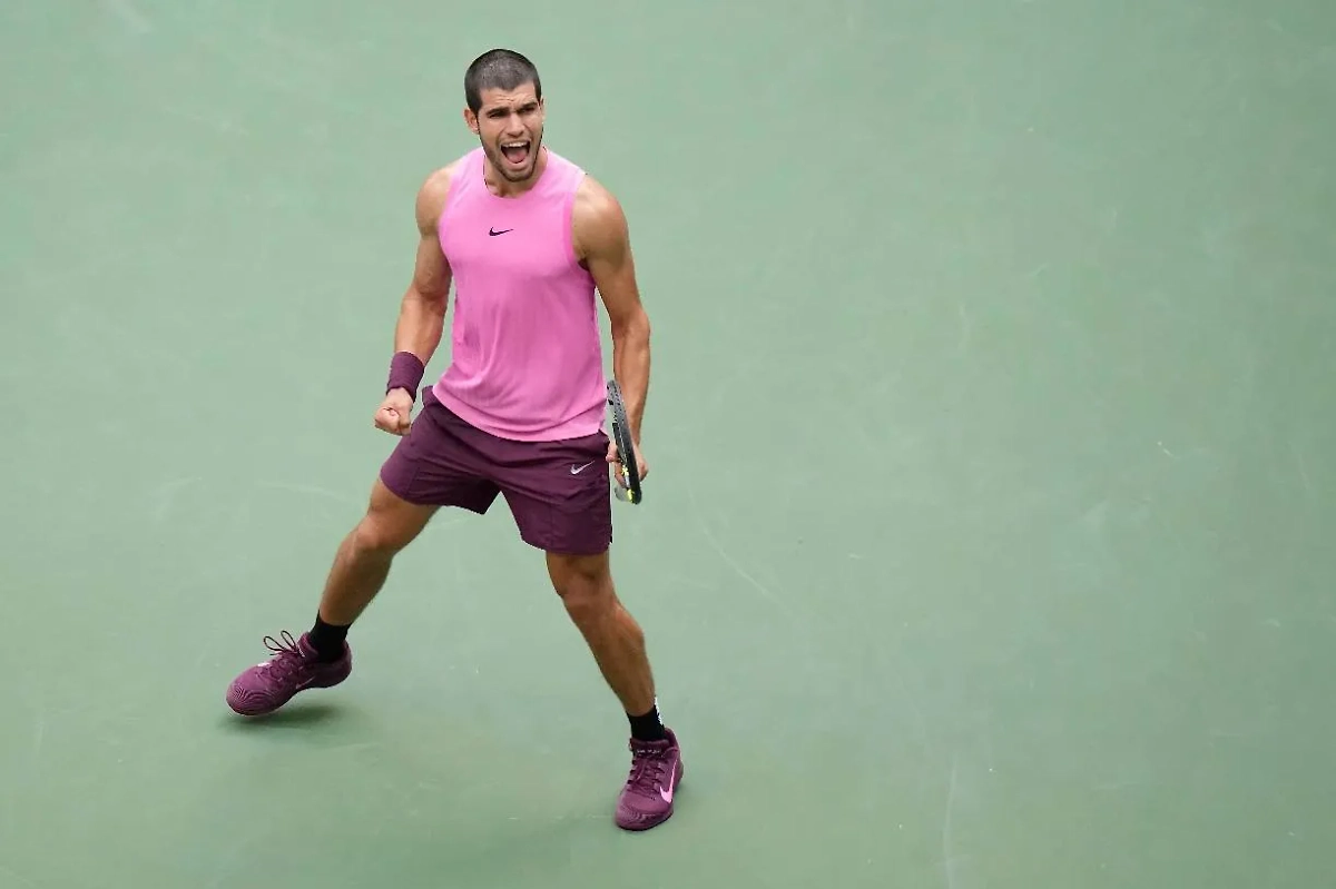 Испанский теннисист Карлос Алькарас. Обложка © ТАСС / AP / Frank Franklin