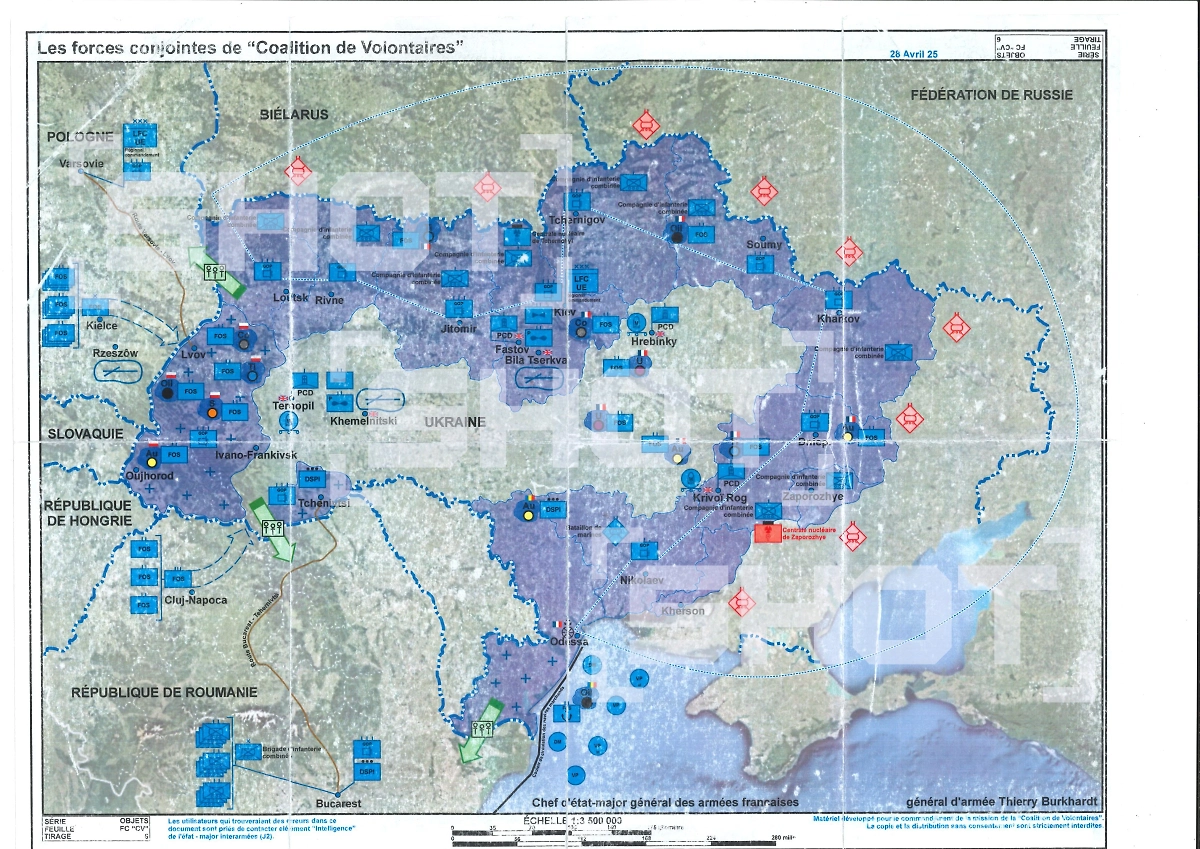 Карта передела Украины. Фото © SHOT