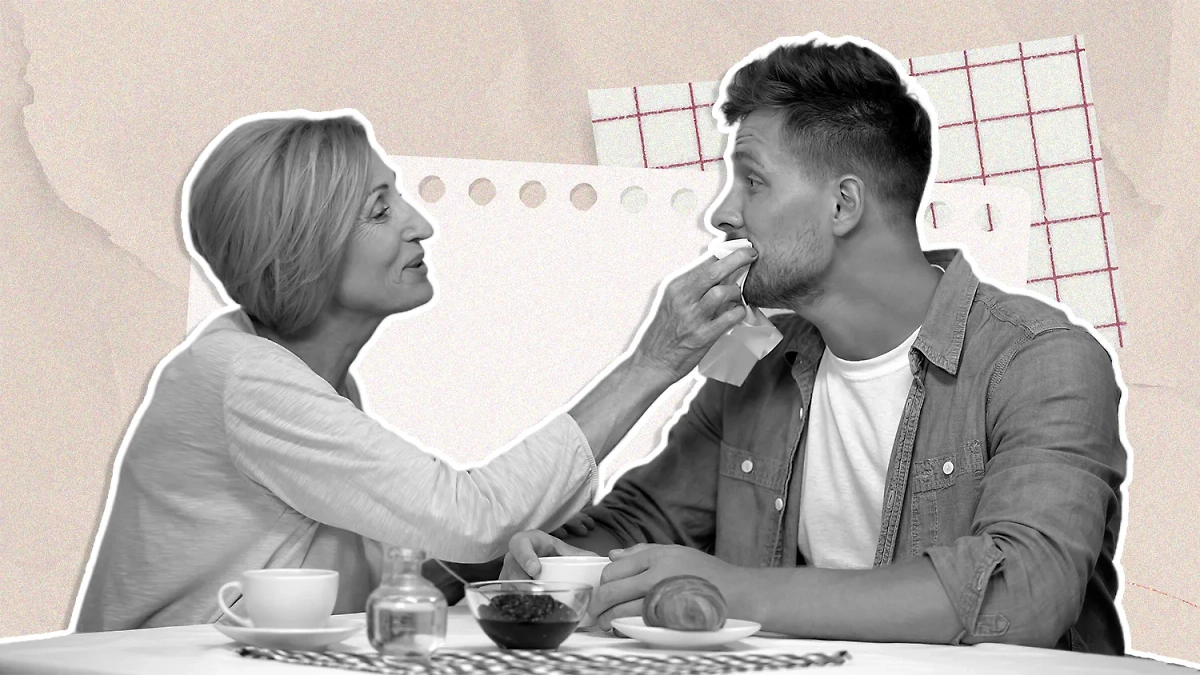 5 признаков маменькиного сынка в отношениях: как распознать. Коллаж © Life.ru. Обложка © Shutterstock / FOTODOM / Motortion Films, © Freepik / rawpixel.com