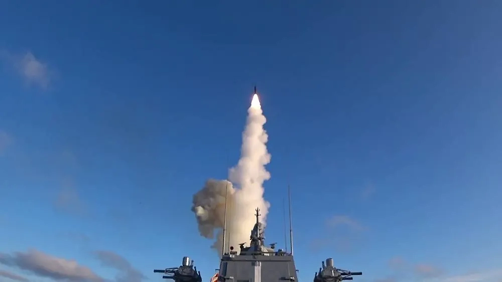 Армия России ударила ракетами «Калибр» по объектам на Украине. Фото © ТАСС / Министерство обороны РФ