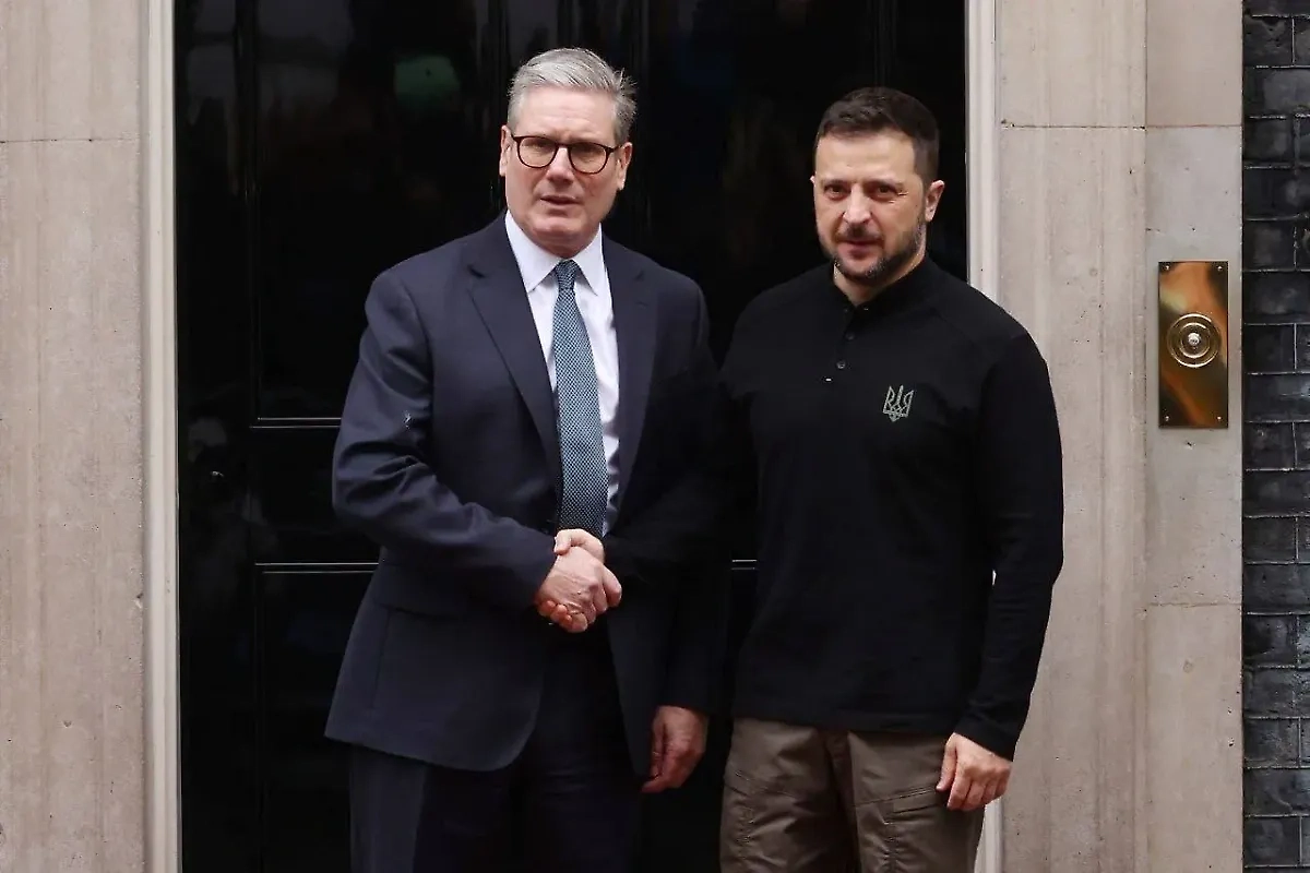 Премьер Британии Кир Стармер и Владимир Зеленский в Лондоне. Фото © president.gov.ua