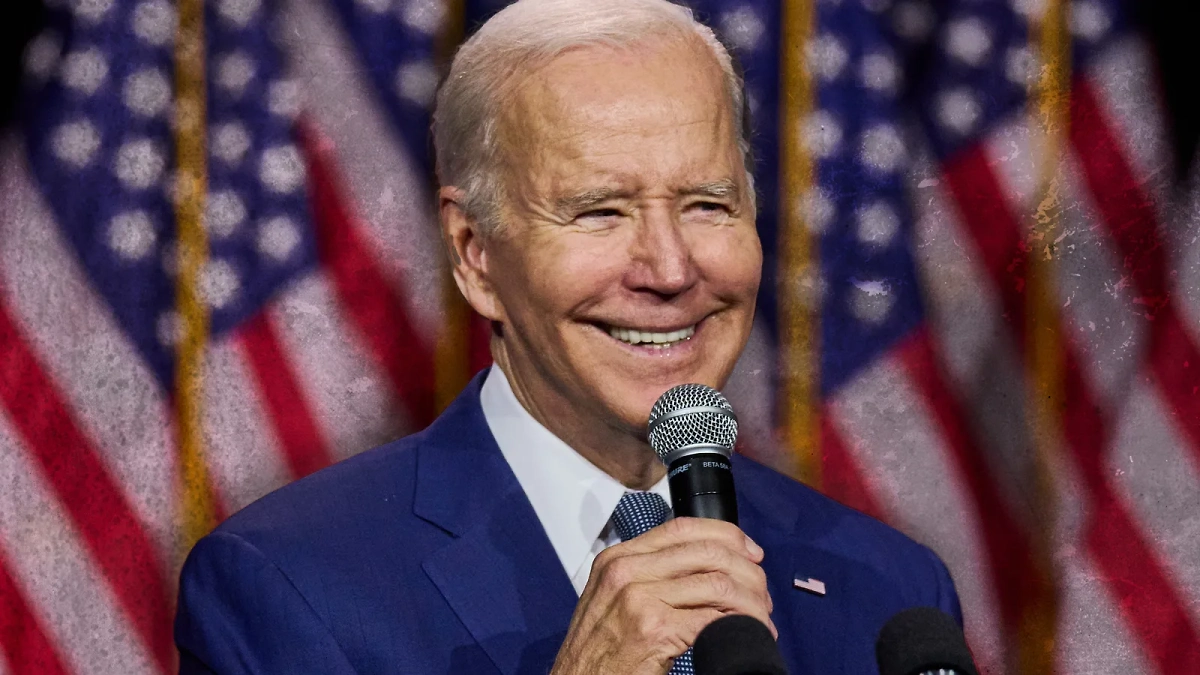 Президент США Джо Байден. Коллаж © Life.ru. Фото © Shutterstock / FOTODOM / Paul Froggatt