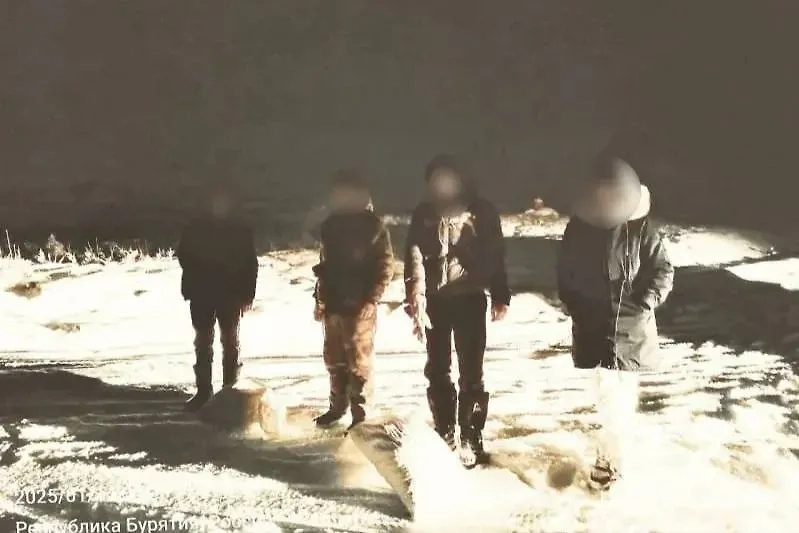 Снежная банда сборщиков конопли задержана в Бурятии. Фото © МВД по Республике Бурятия