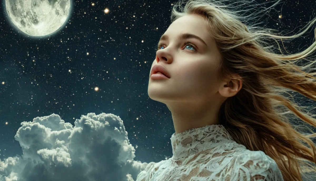 Лунный календарь на июнь 2025: Луна растёт с 1-го по 10-е, а убывает с 12-го по 24-е. Фото © «Шедеврум»