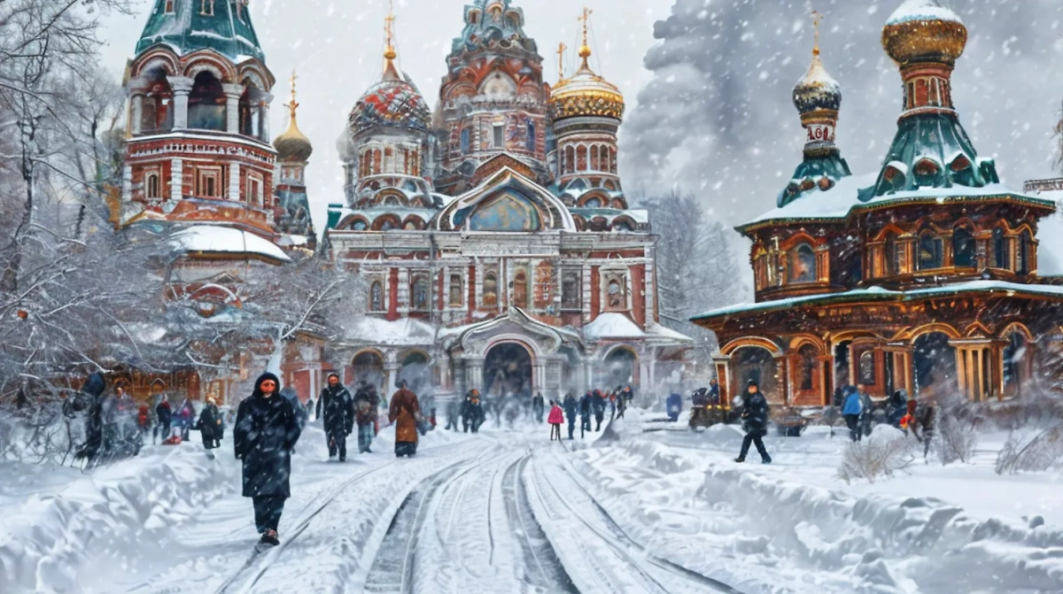 Настоящая зимняя погода в Крещенский сочельник обещает большой урожай. Фото © «Шедеврум»