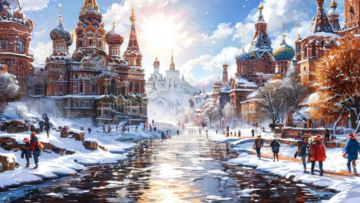 Тёплый Крещенский сочельник — очень плохо. Это значит, что скоро начнётся война или революция. Фото © «Шедеврум»