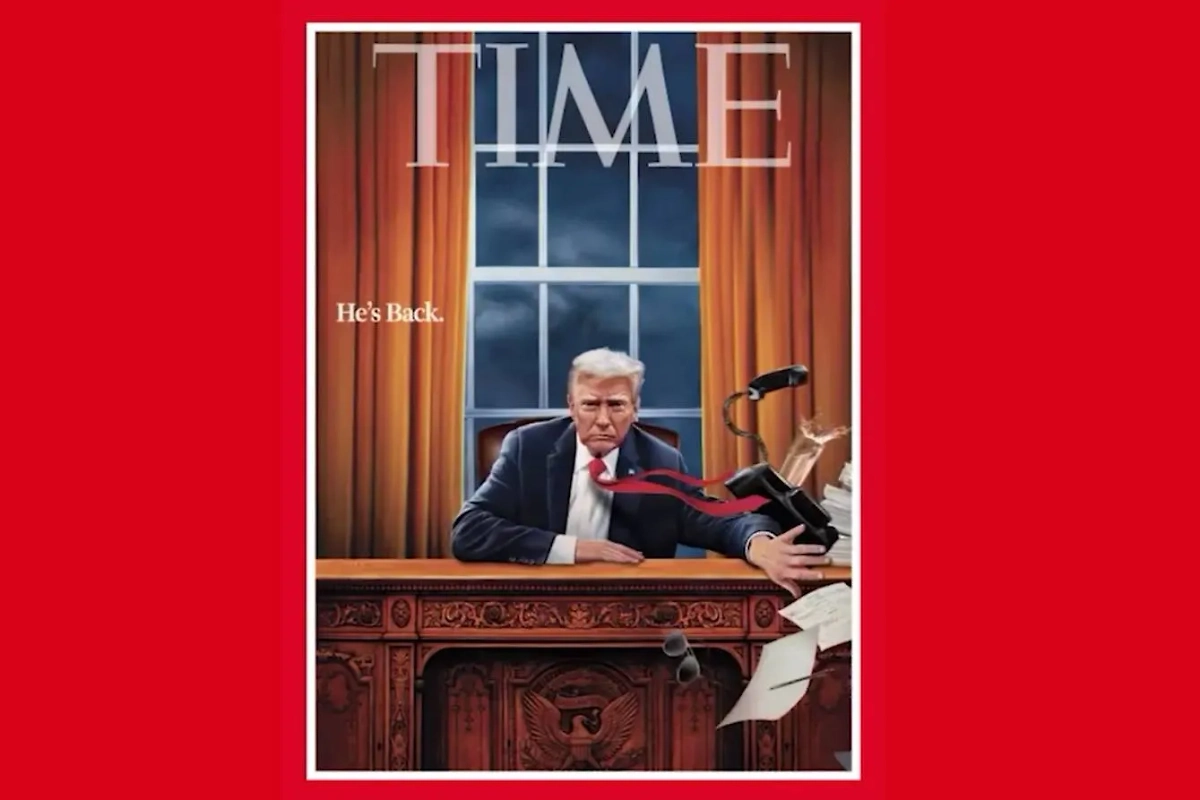 Дональд Трамп на обложке Time. Обложка © Instagram (соцсеть запрещена в РФ; принадлежит корпорации Meta, которая признана в РФ экстремистской) / time