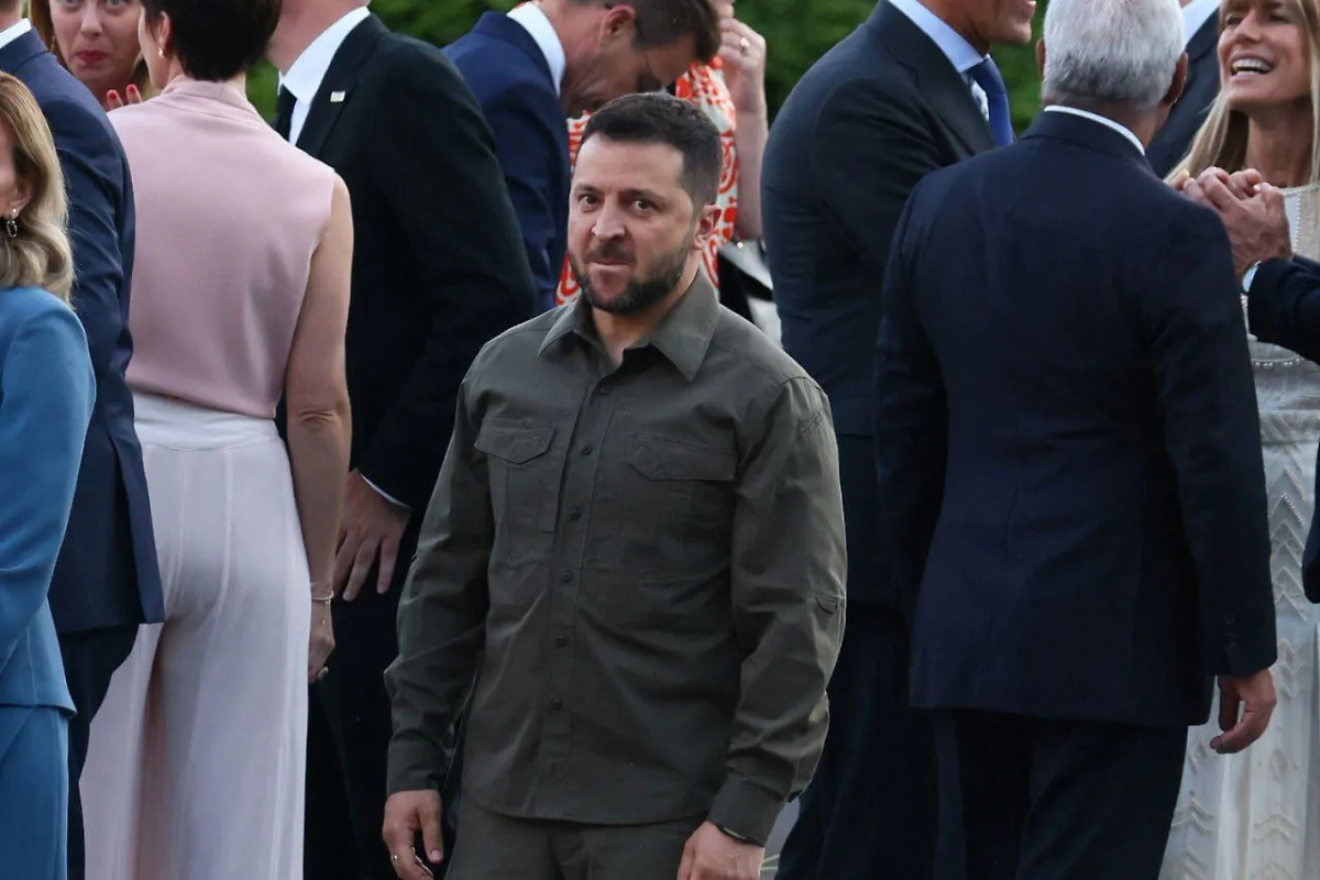 Зеленский в Вашингтоне. Фото © Х / BrowesChay