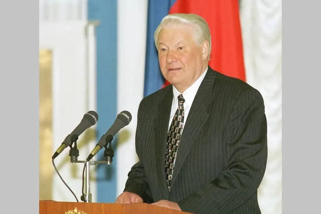 Борис Ельцин. Обложка © ТАСС / Александра Чумичёва