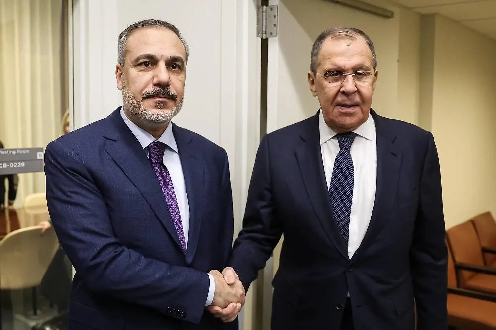 Хакан Фидан и Сергей Лавров. Фото © ТАСС / Валерий Шарифулин